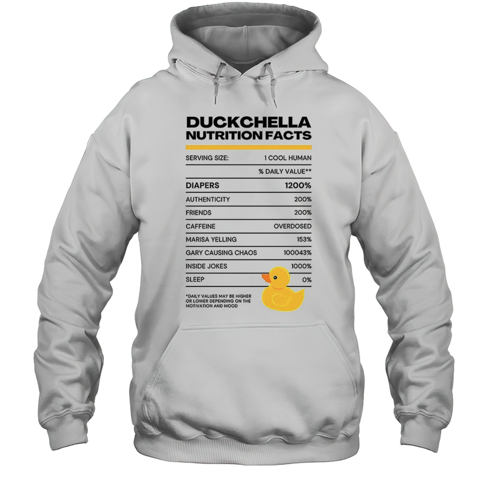 Duckie Label Facts Shirt Unisex Hoodie