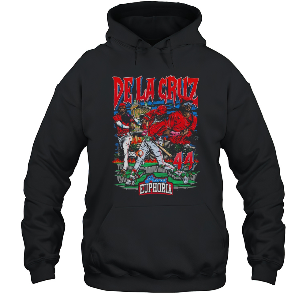 Elly De La Cruz V2 Cincinnati Reds MLB Baseball Planet Euphoria Art 2025 T-shirt Unisex Hoodie