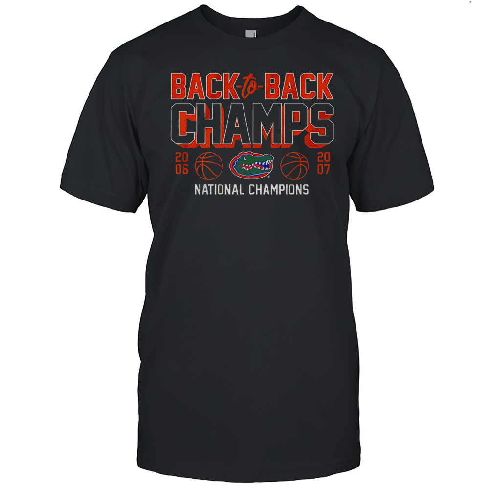 Florida Gators Basketball Back-To-Back National Champions Shirt