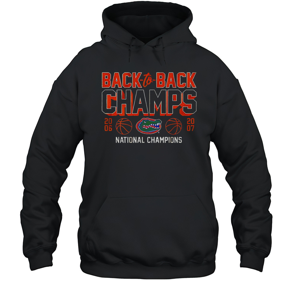 Florida Gators Basketball Back-To-Back National Champions Shirt Unisex Hoodie