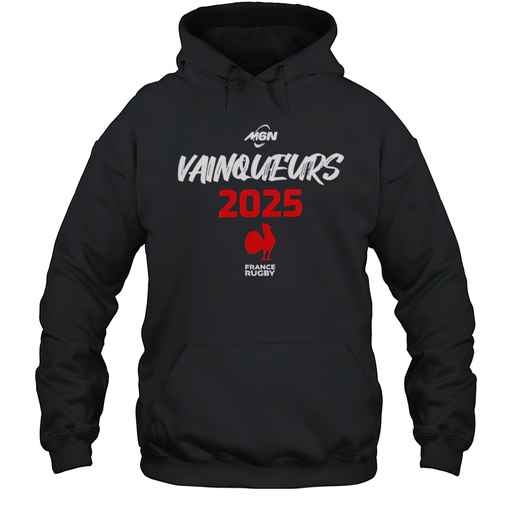 France Rugby Six Nations 2025 Champions Shirt Unisex Hoodie