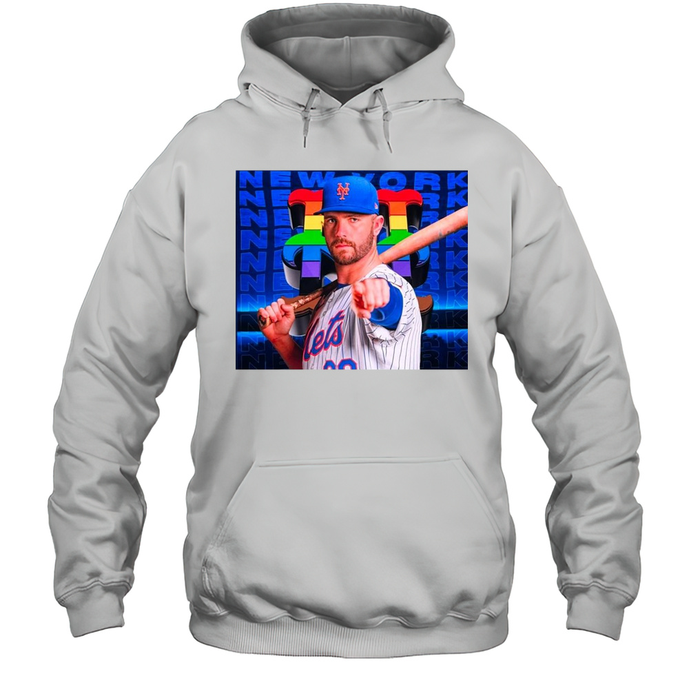 Gay Pete Alonso Just Hit A Grand Slam New York Mets Baseball 2025 T-shirt Unisex Hoodie