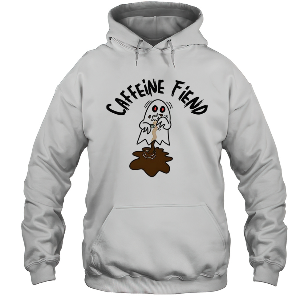Ghost Caffeine Fiend Shirt Unisex Hoodie