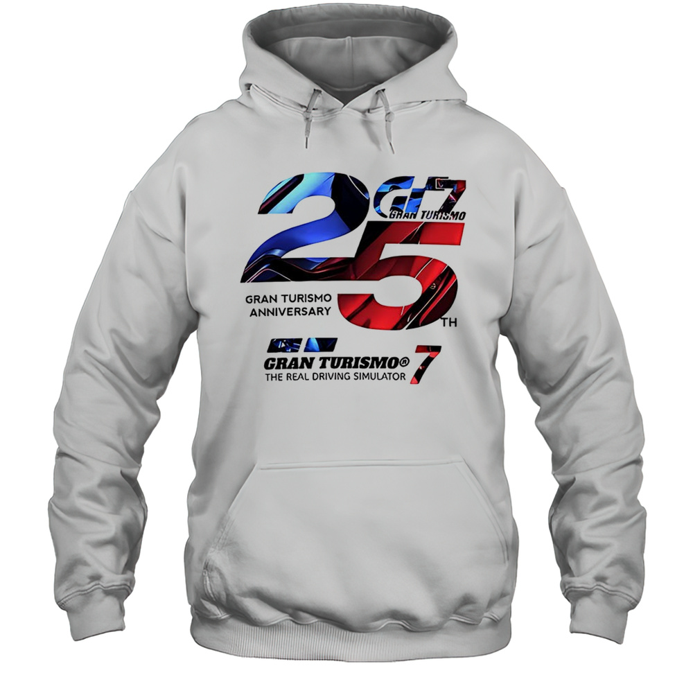 Gran Turismo 25th Anniversary Racing Simulator Shirt Unisex Hoodie