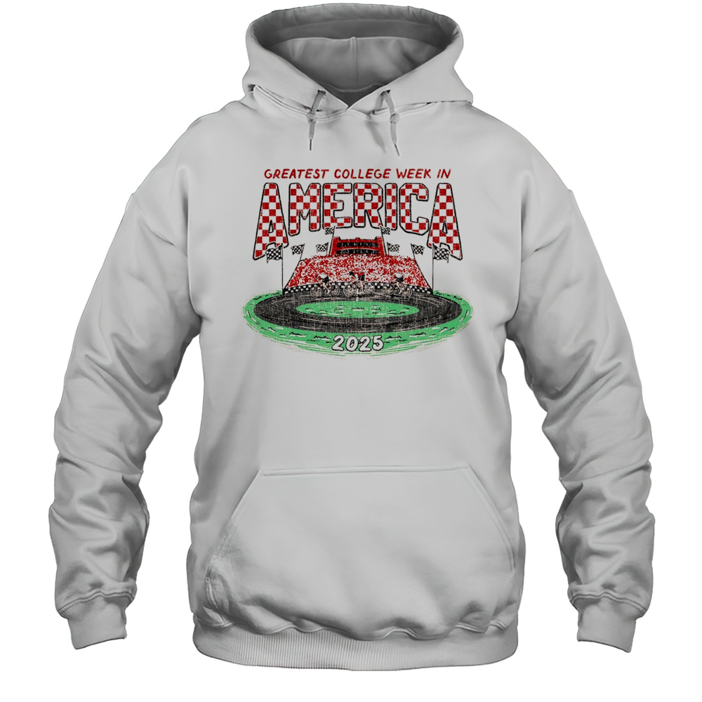 Greatest College Week In America Painting 2025 T-shirt Unisex Hoodie