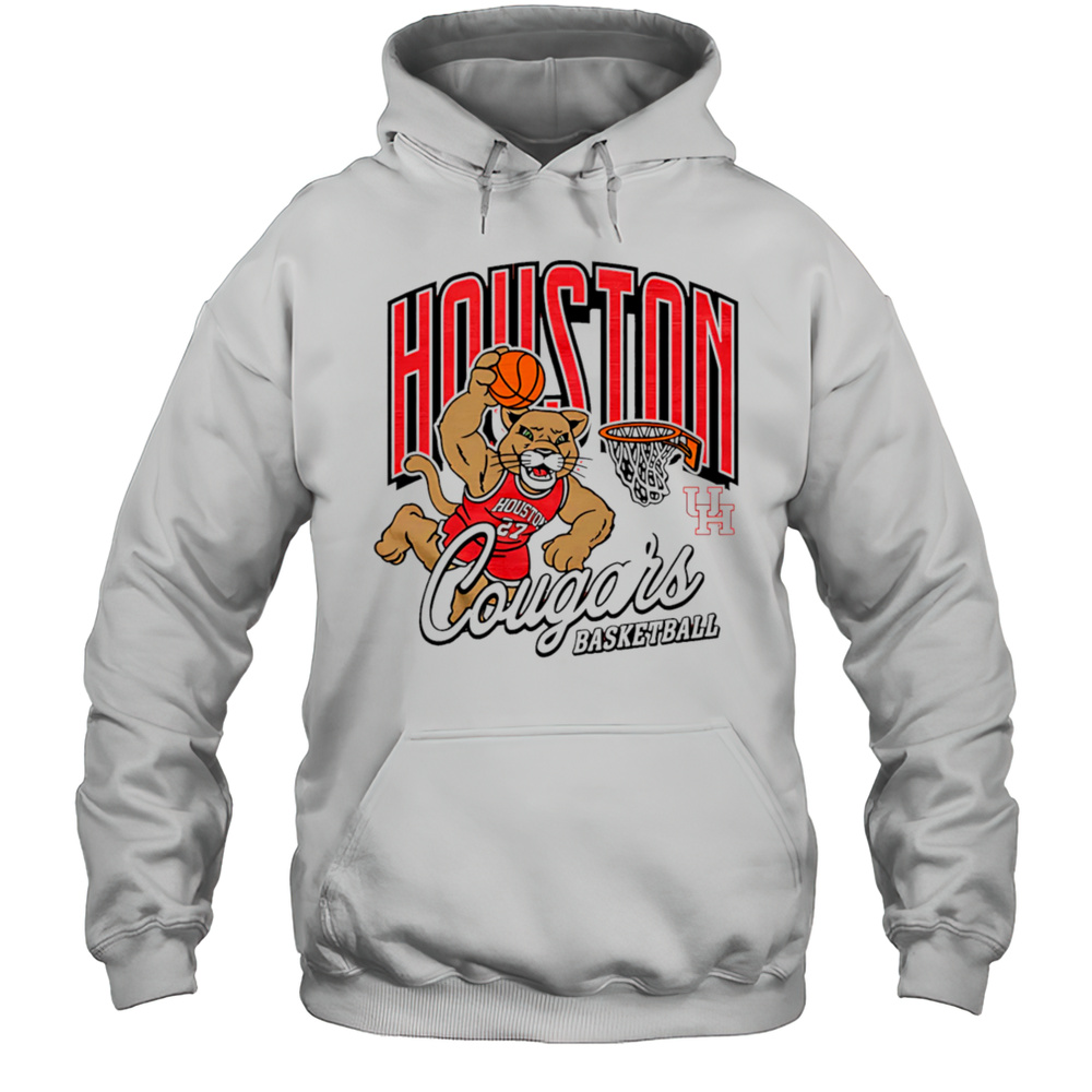 Houston Cougars Basketball Mascot Player Shirt Unisex Hoodie