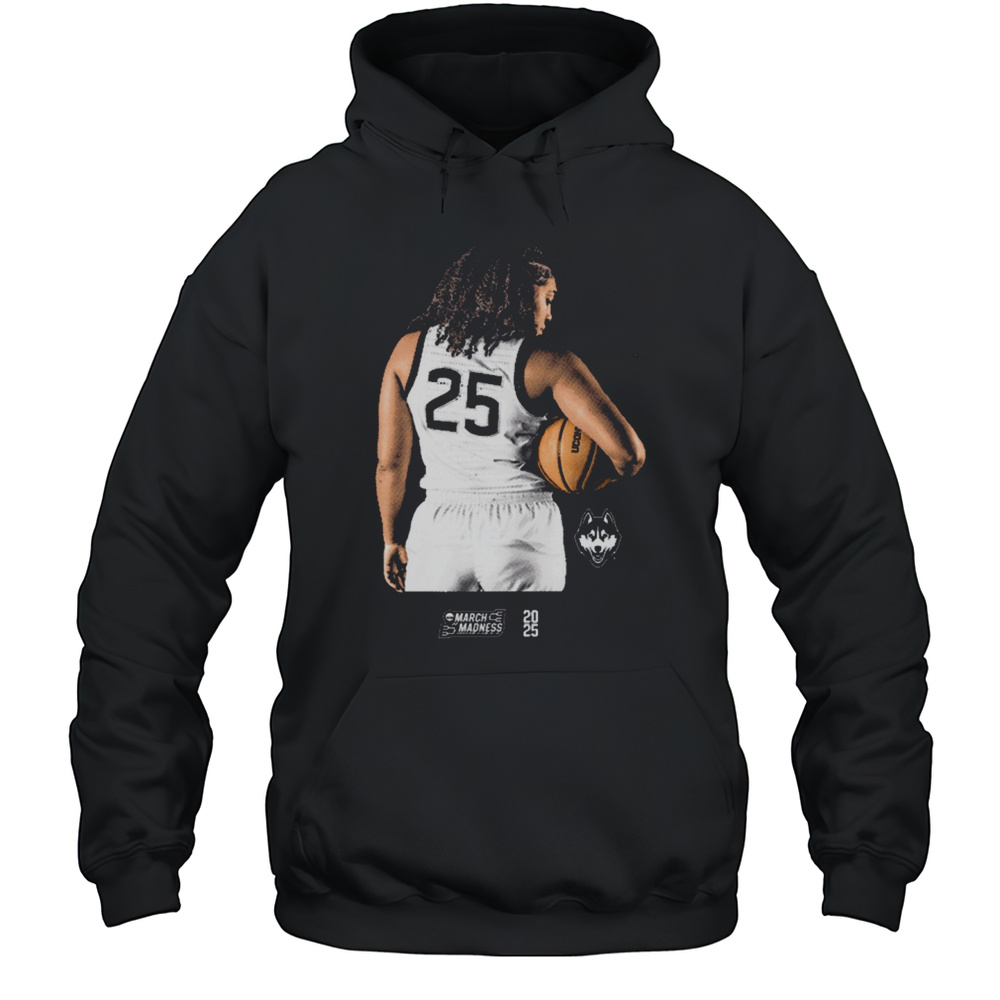 Ice Brady Portrait Uconn Huskies Basketball 2025 NCAA March Madness T-shirt Unisex Hoodie
