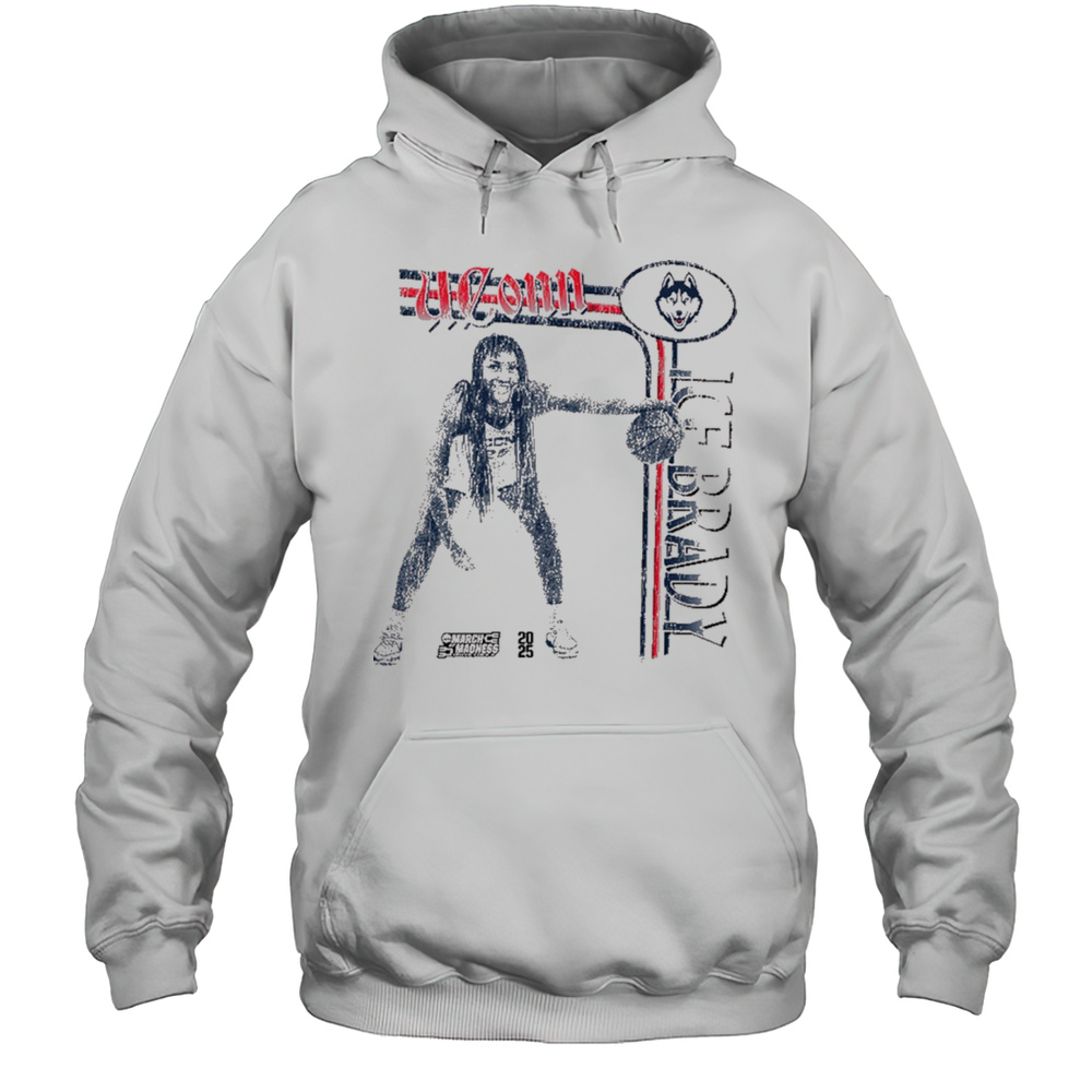 Ice Brady Stripe Sport Uconn Huskies Basketball 2025 NCAA March Madness Vintage T-shirt Unisex Hoodie