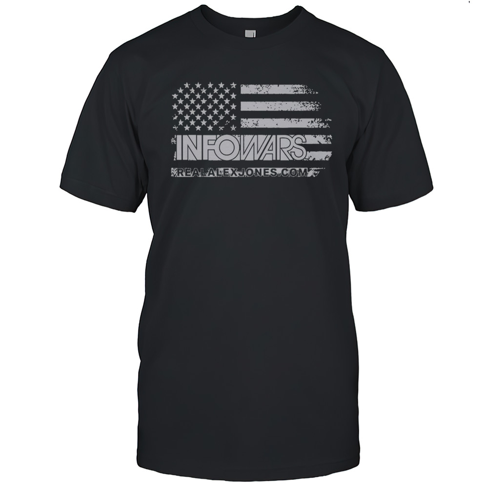 Infowars USA American Flag T-Shirt