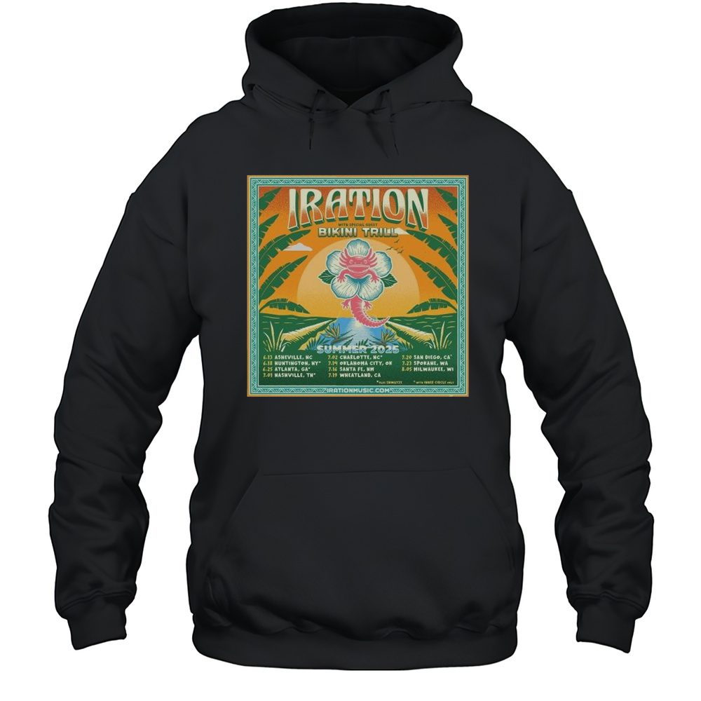 Iration Summer 2025 Tour Shirt Unisex Hoodie