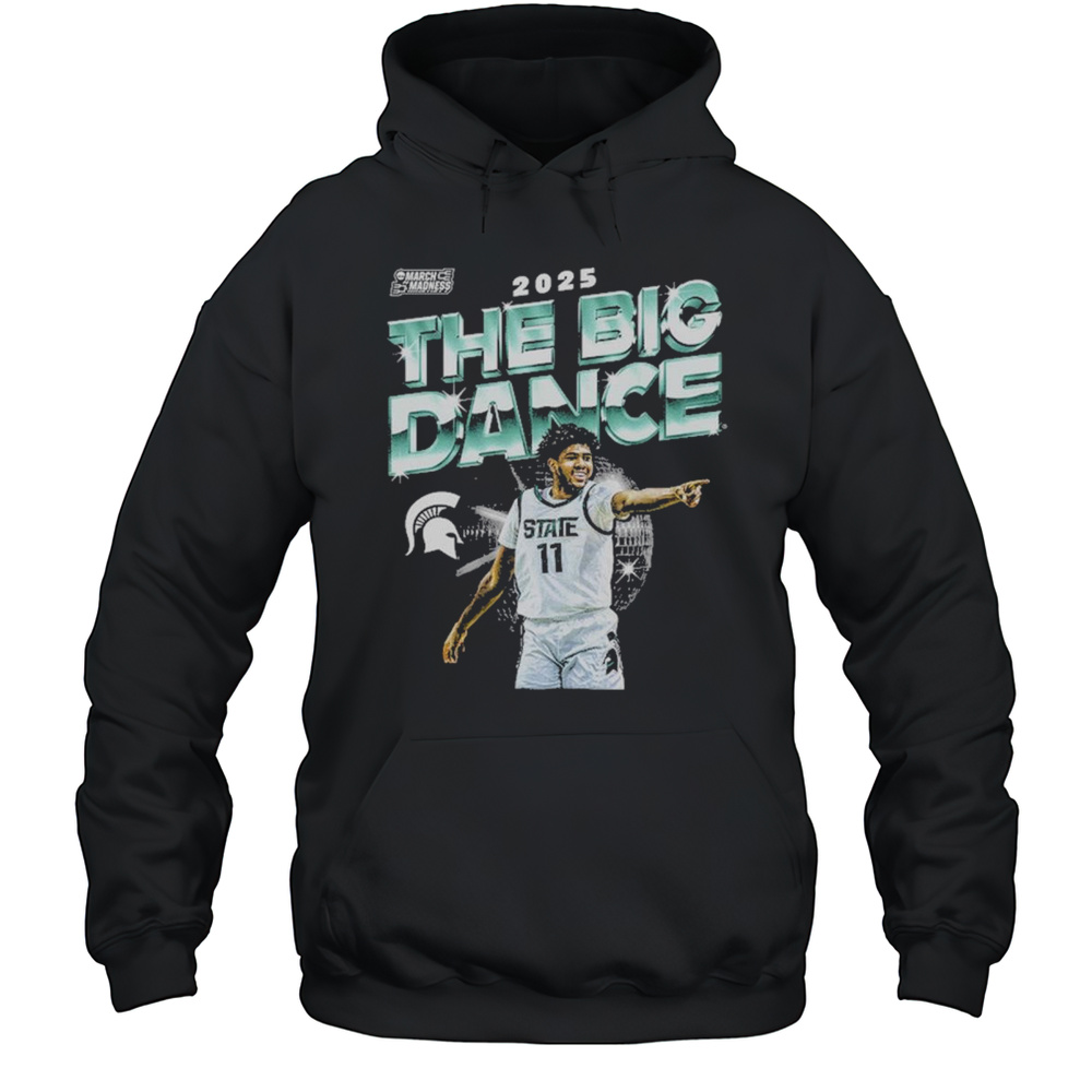 Jase Richardson The Big Dance Michigan State Spartans 2025 NCAA March Madness Graphic Vintage T-shirt Unisex Hoodie