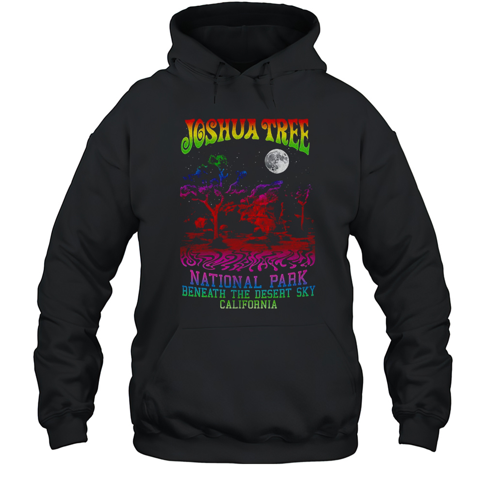 Joshua Tree National Park Beneath The Desert Sky California Shirt Unisex Hoodie