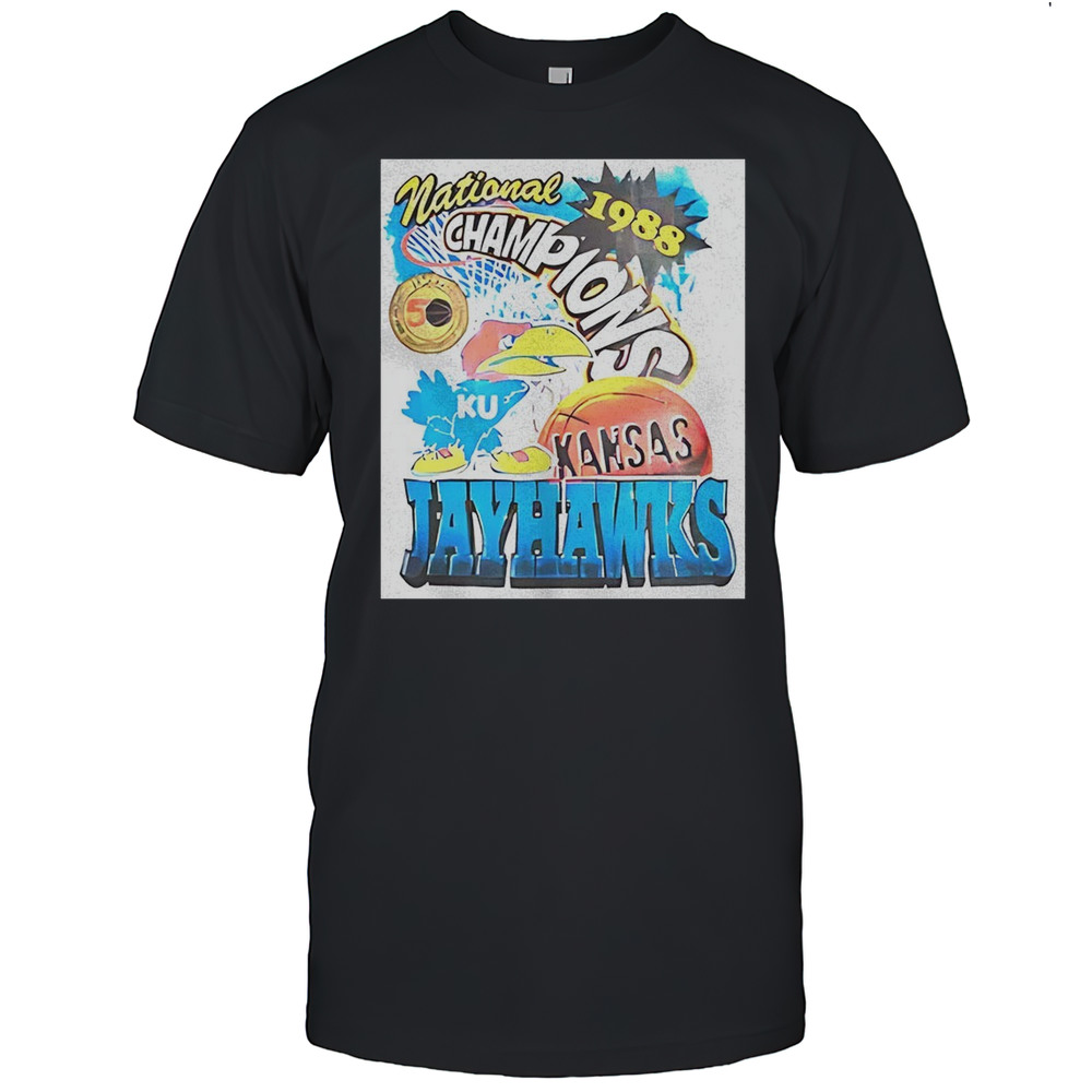 Kansas Jayhawks National Champions 1988 Vintage Shirt