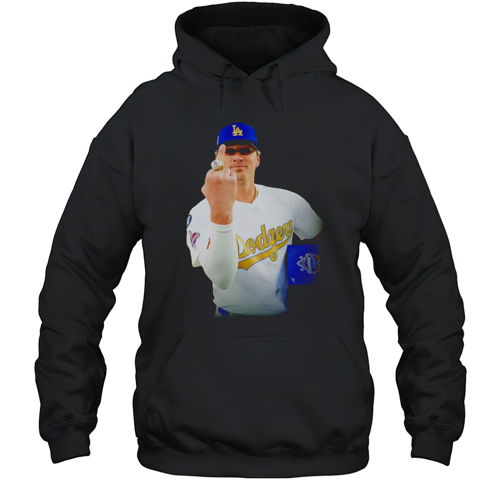 Kike Hernandez Middle Finger Shirt Unisex Hoodie