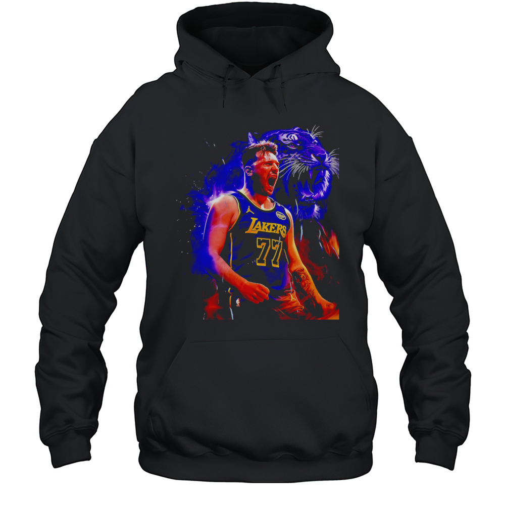 Luka Doncic Tiger Players On NBA Shirt Unisex Hoodie