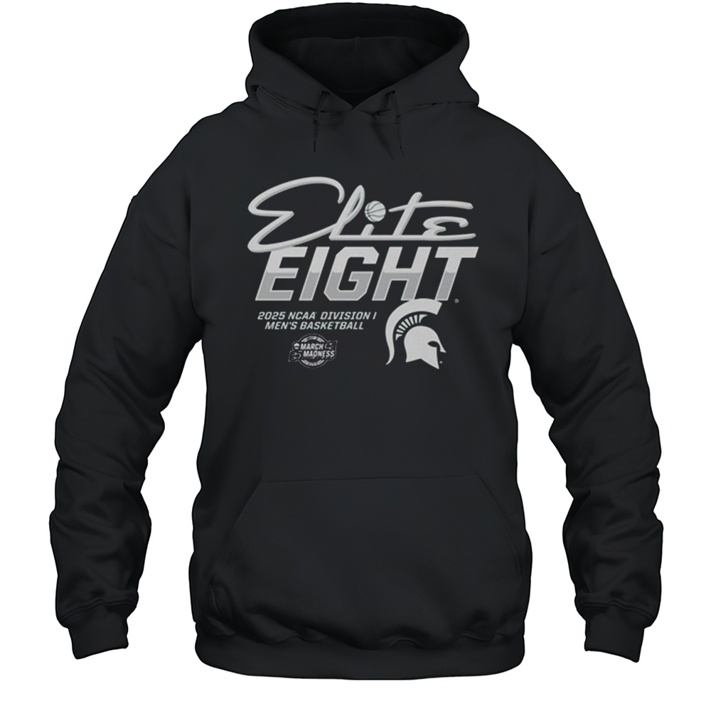 Michigan State Spartans Elite Eight Traditional 2025 NCAA DI Mens Basketball Shirt Unisex Hoodie