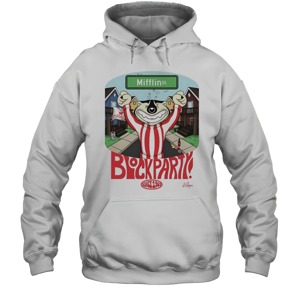 Mifflin St Block Party Shirt Unisex Hoodie