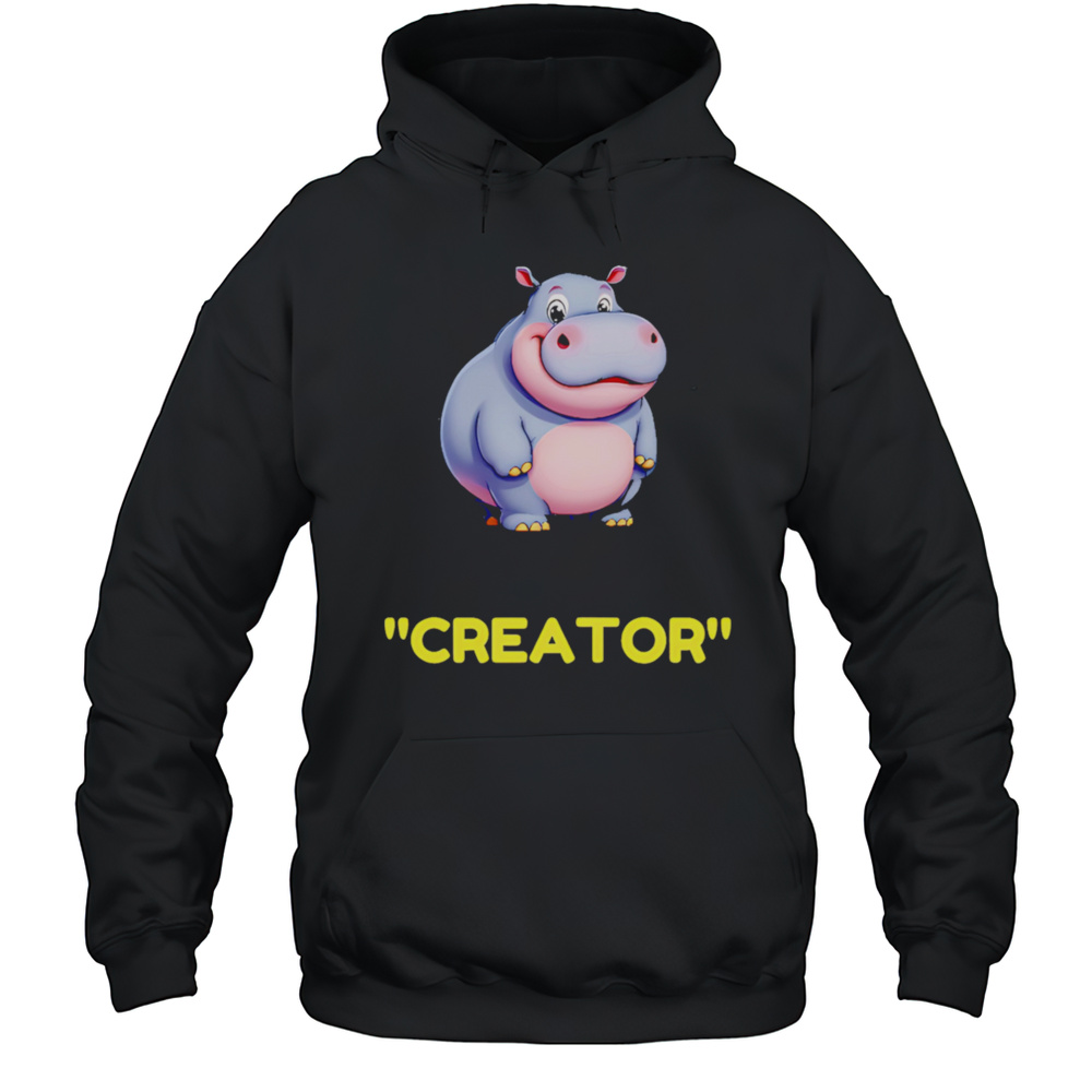 Moo Deng Creator Funny Shirt Unisex Hoodie