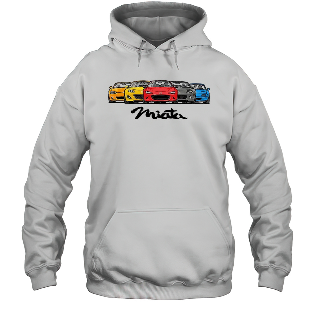 MX5 Miata Generations Shirt Unisex Hoodie
