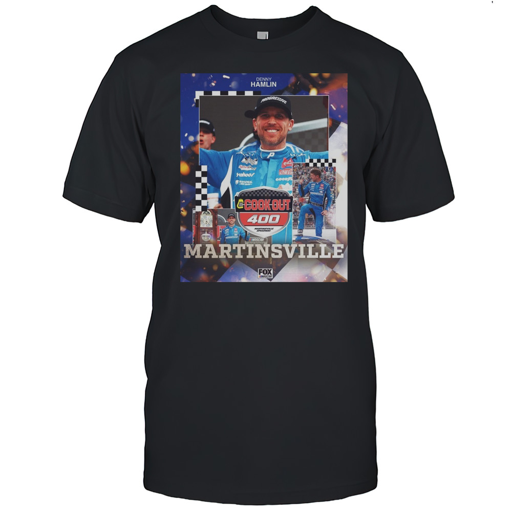 Nascar Cup Series Denny Hamlin Cook Out 400 Martinsville Speedway Poster T-shirt