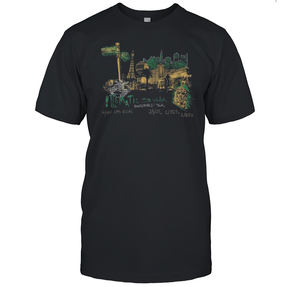 Nasir Jones Nas Vegas Skyline 2025 Shirt