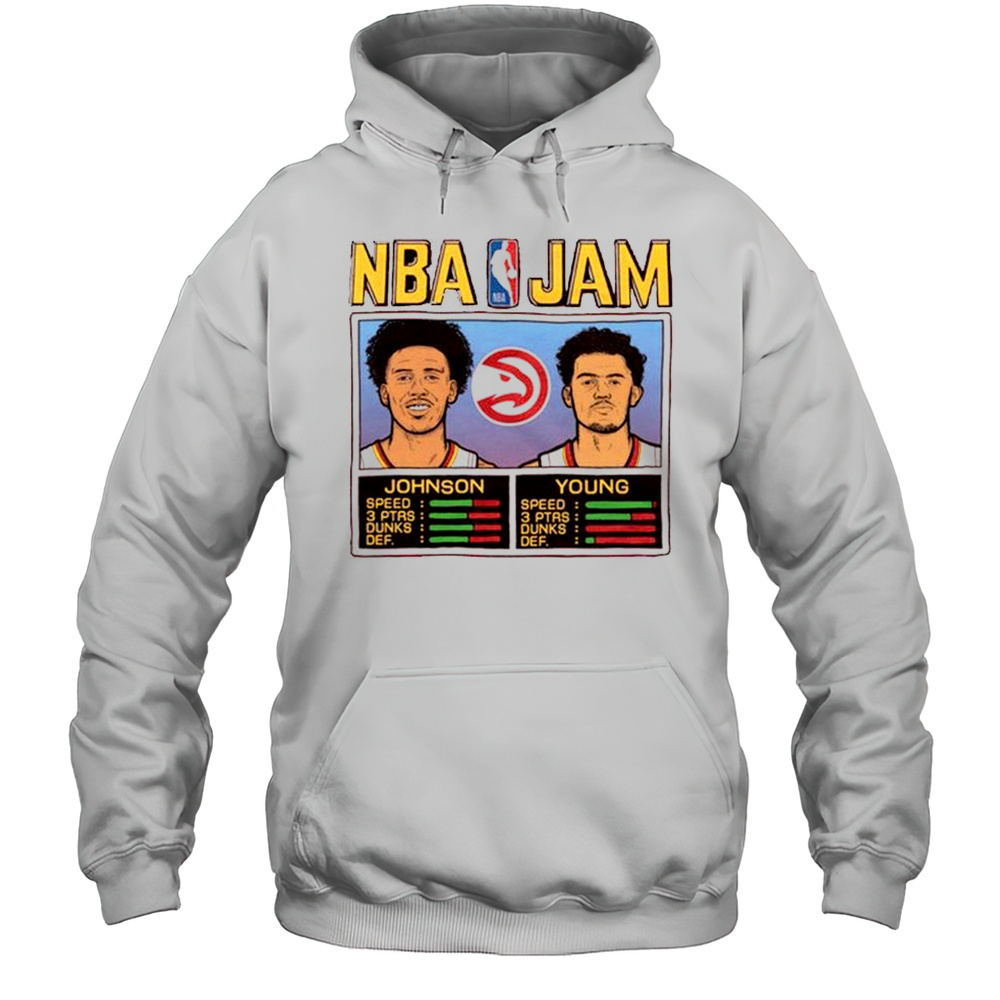 NBA Jam Hawks Johnson And Young Shirt Unisex Hoodie