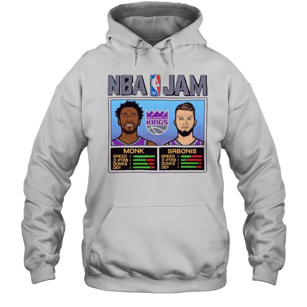 NBA Jam Kings Monk And Sabonis Shirt Unisex Hoodie