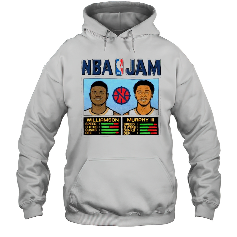 NBA Jam Pelicans Williamson And Murphy III Shirt Unisex Hoodie