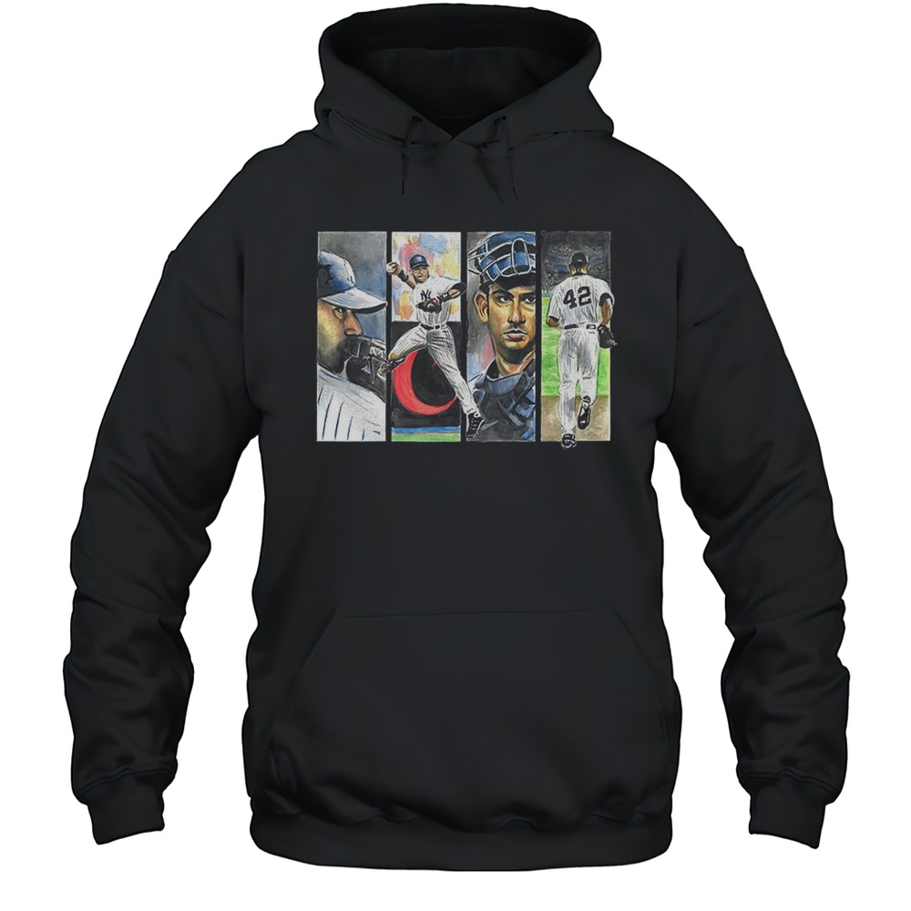 New York Yankees The Core Four Art Shirt Unisex Hoodie