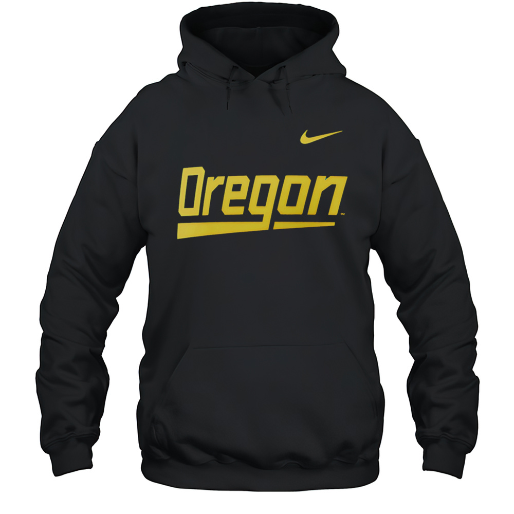Oregon Ducks Nike Baseball Letter Shirt Unisex Hoodie