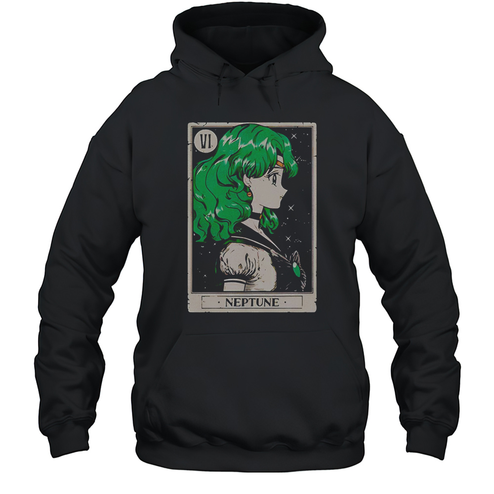 Sailor Neptune Tarot Card Shirt Unisex Hoodie