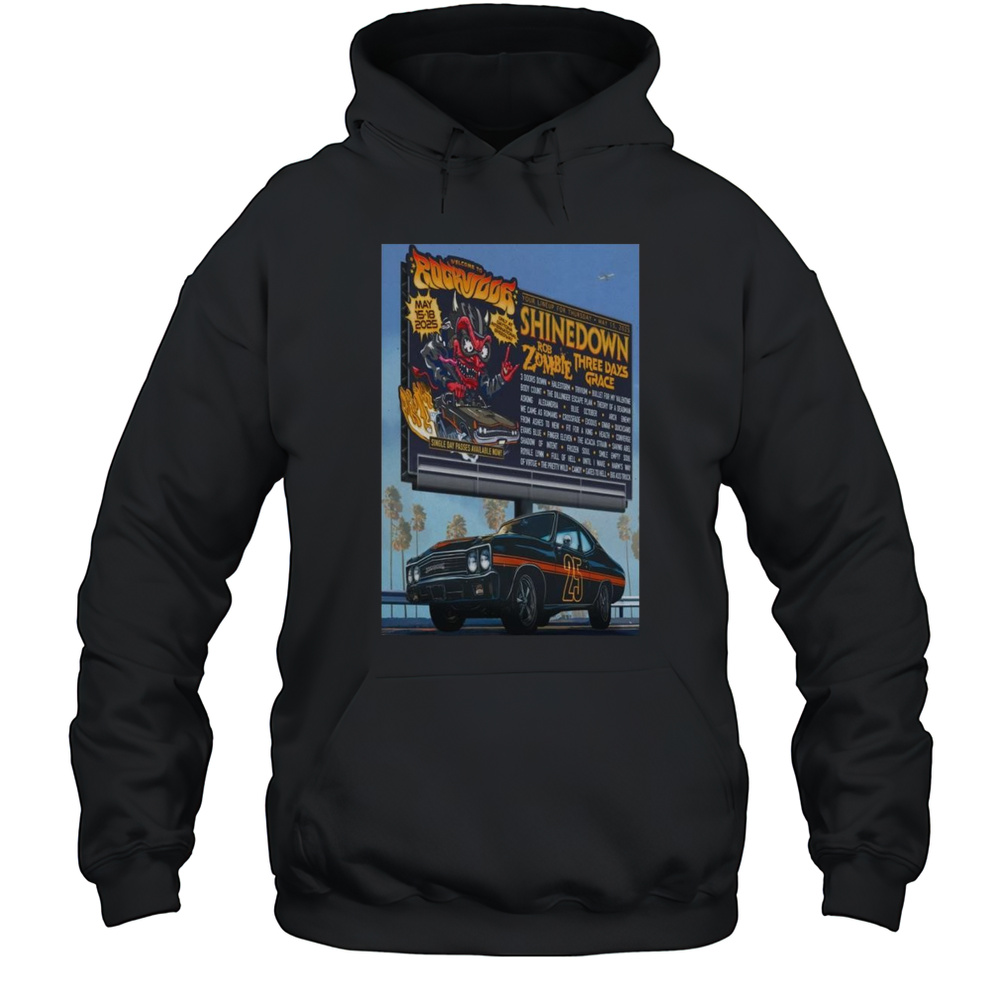 Shinedown 5-15-2025 Daytona Beach FL Shirt Unisex Hoodie