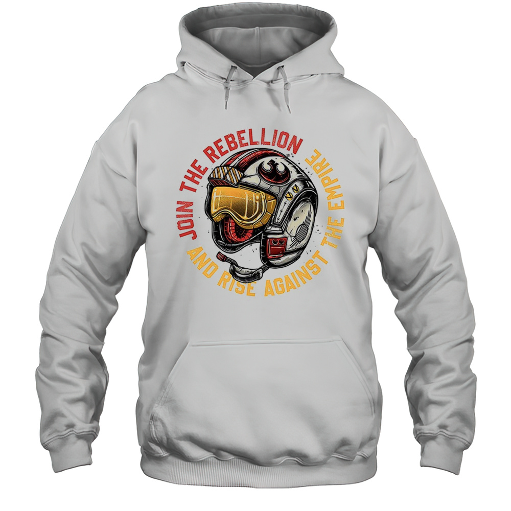 Star Wars A Rebel Pilot Helmet Join The Rebellion And Rise Against The Empire Shirt Unisex Hoodie