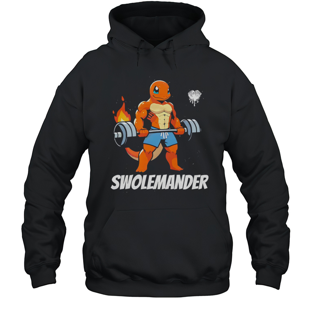 Swolemander Gym Pokemon Shirt Unisex Hoodie