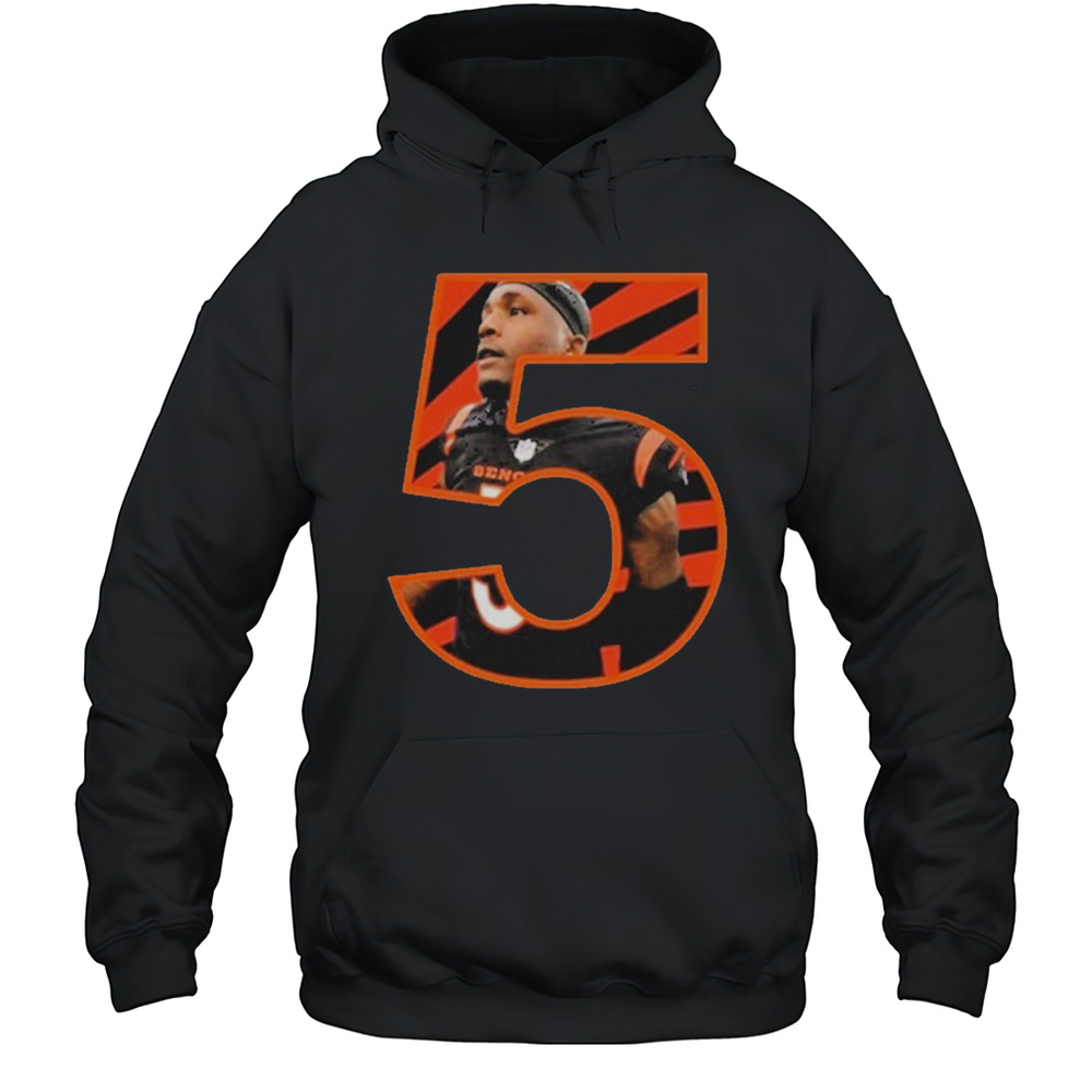 Tee Higgins 5 Cincinnati Bengals T-shirt Unisex Hoodie