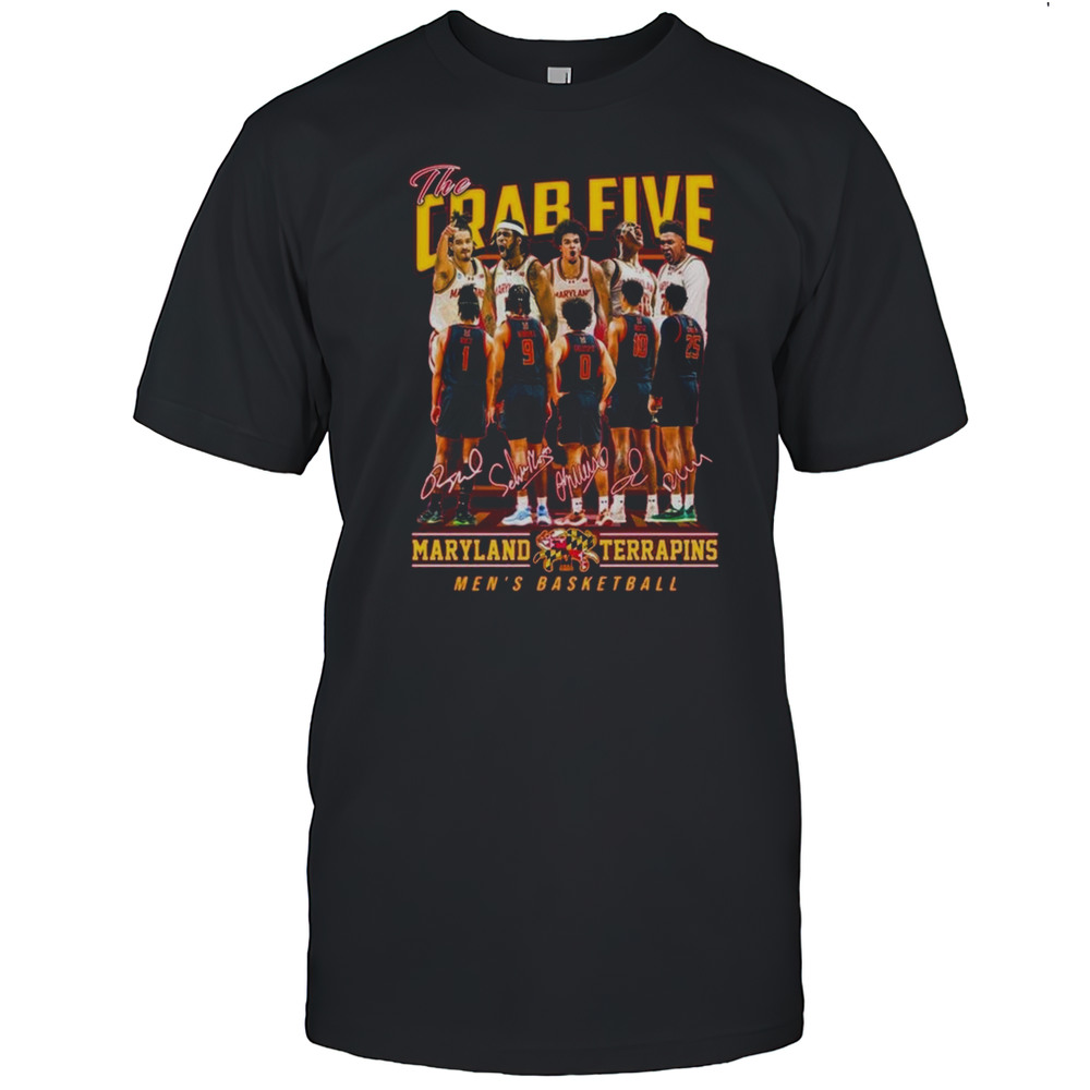 The Carb Five Maryland Terrapins Mens Basketball 2025 Signatures Shirt
