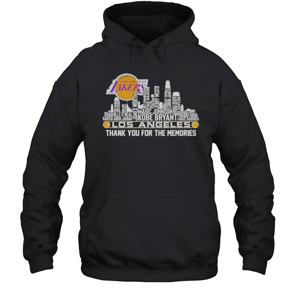 2025 Los Angeles Lakers NBA Skyline Names Shirt Unisex Hoodie