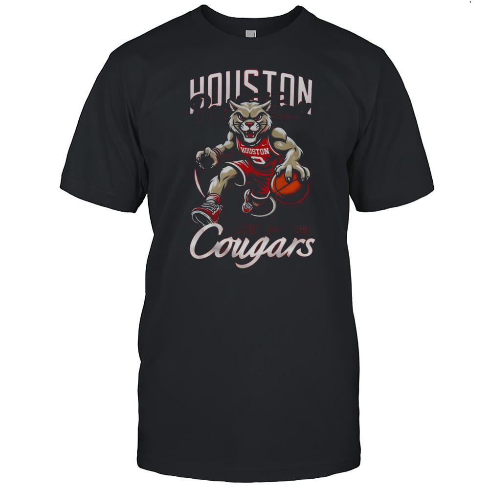 2025 NCAA Final Four Houston Cougars Talkin Bout Them Cougars Mascot Shirt