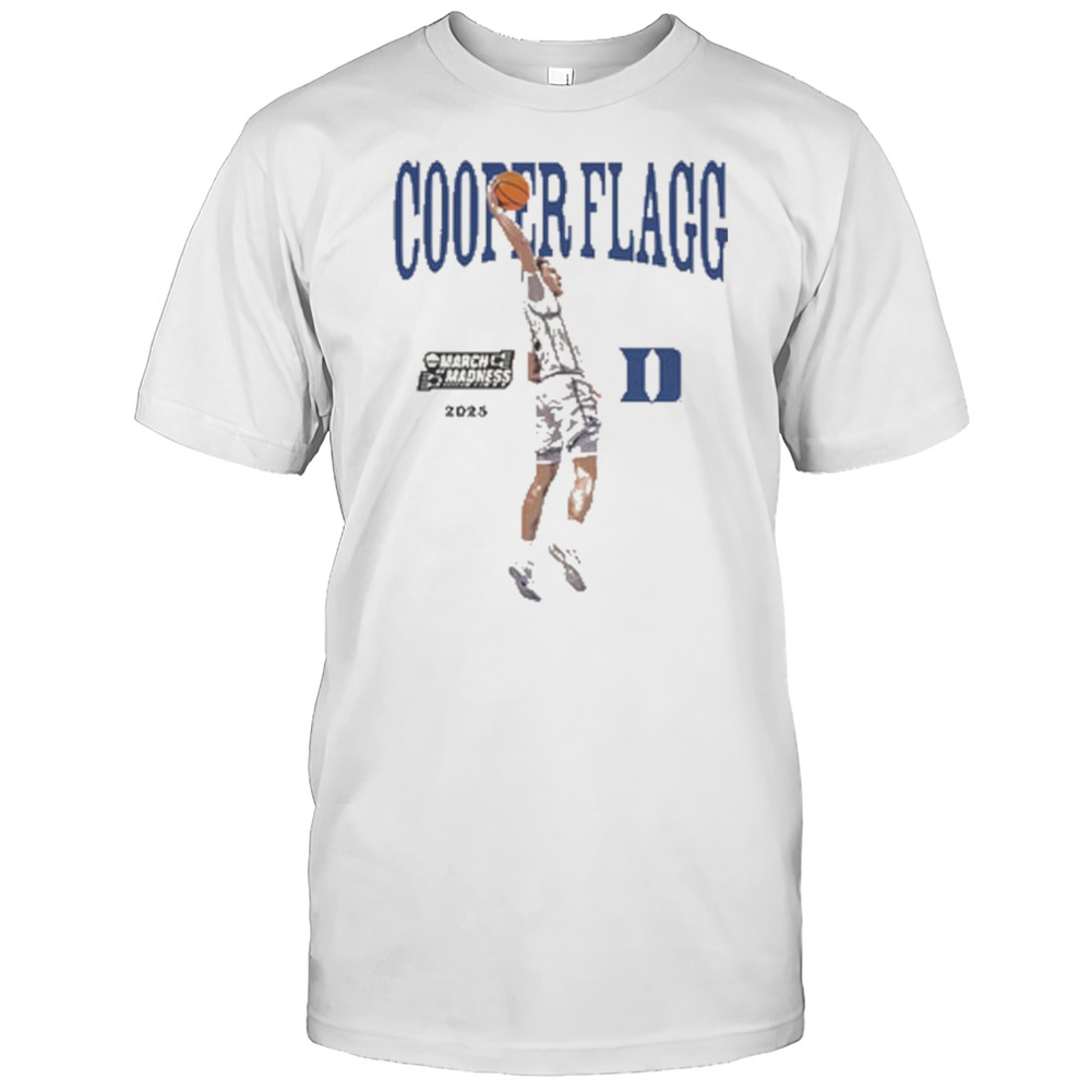 Cooper Flagg Duke Blue Devils Basketball X March Madness NCAA 2025 Graphic T-shirt