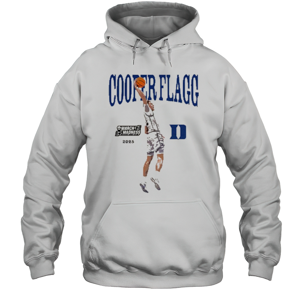 Cooper Flagg Duke Blue Devils Basketball X March Madness NCAA 2025 Graphic T-shirt Unisex Hoodie