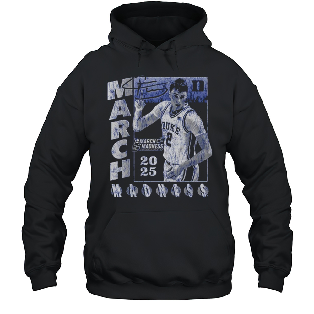 Cooper Flagg Duke Blue Devils Basketball X March Madness NCAA 2025 Signature Vintage T-shirt Unisex Hoodie