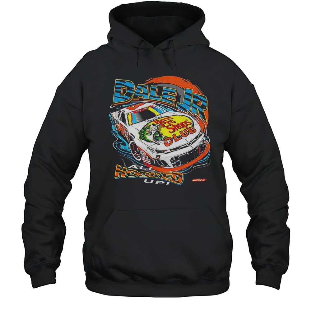 Dale Earnhardt Jr 2025 Cars Tour Bass Pro Shops Club 8 All Hooked Up Shirt Unisex Hoodie