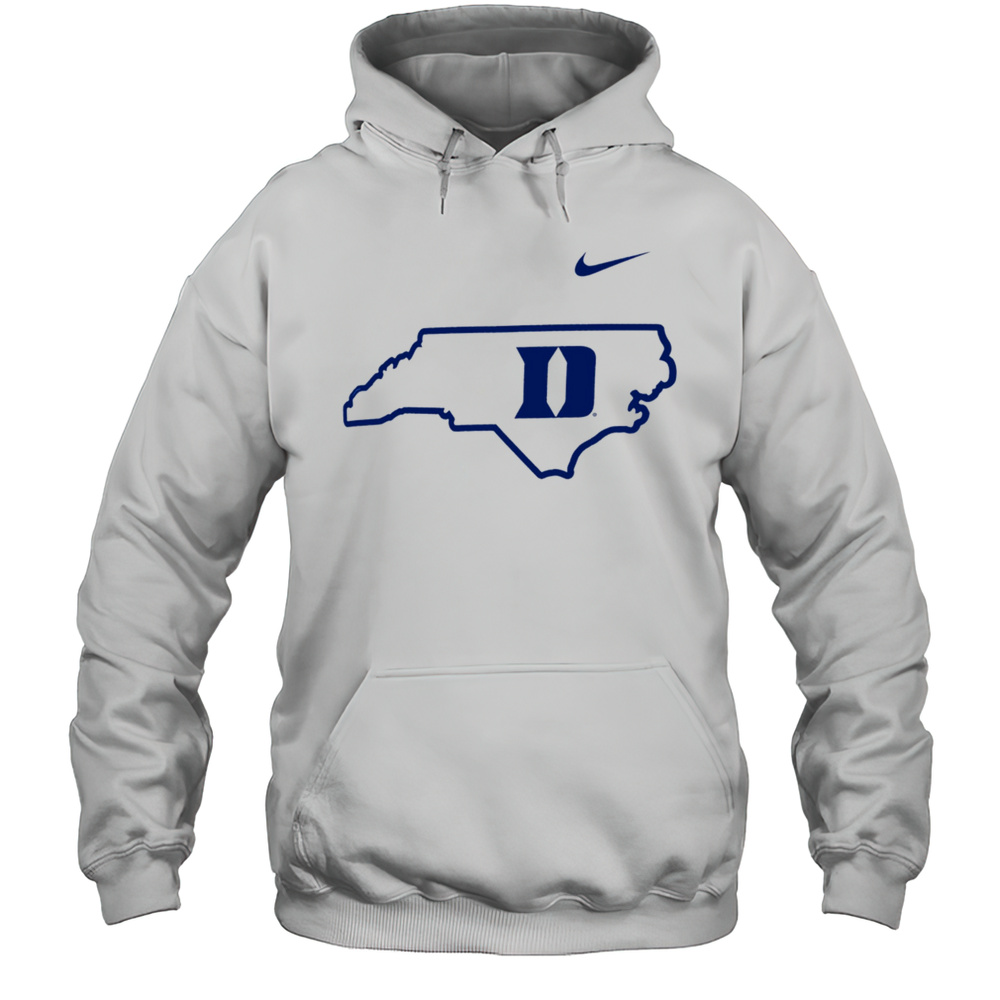 Duke Blue Devils Map Shirt Unisex Hoodie