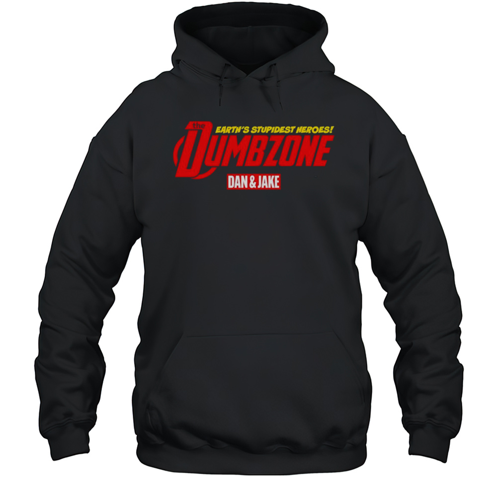 Earths Stupidest Heroes Dumbzone Dan And Jake Shirt Unisex Hoodie