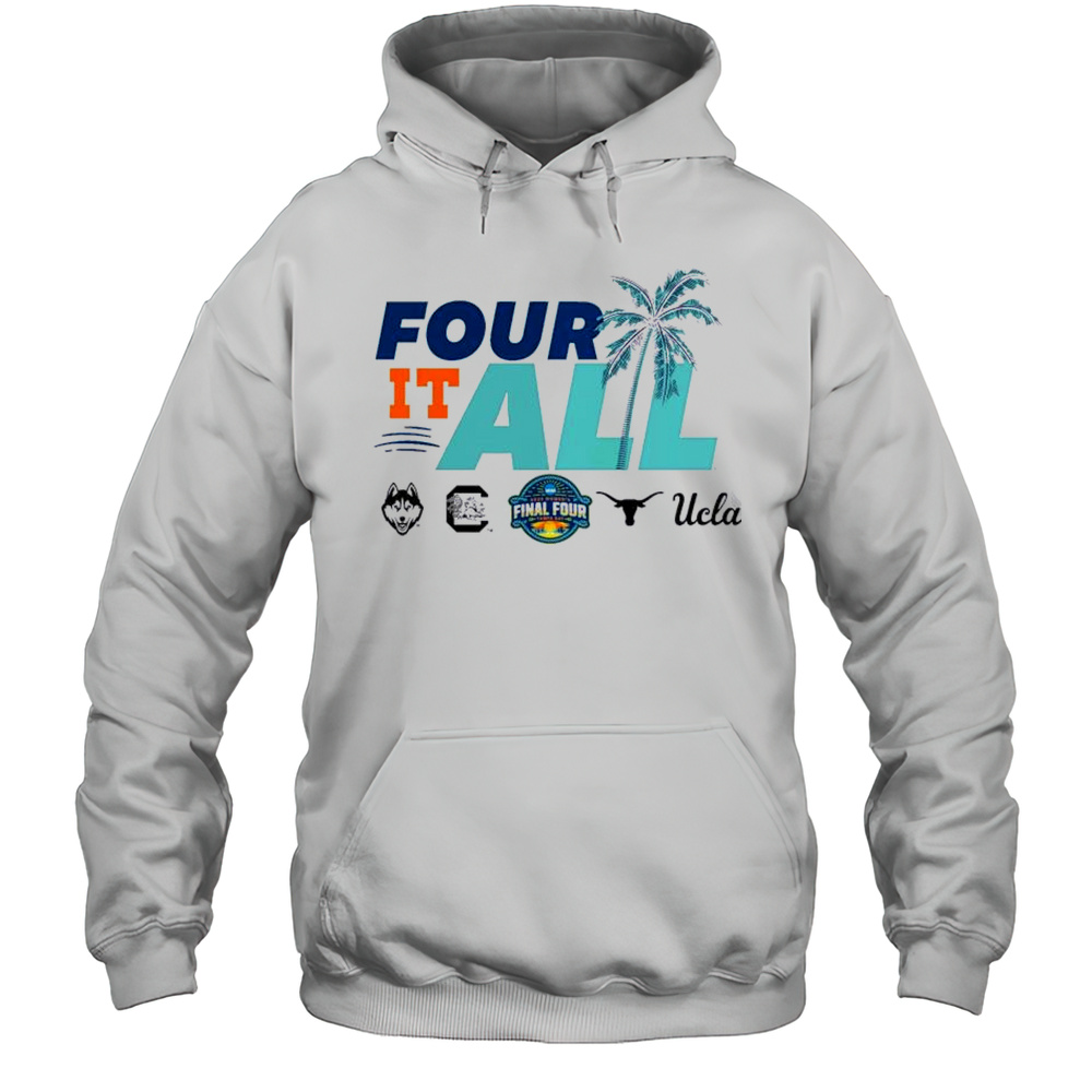 Four It All 2025 Final Four 2025 Womens Basketball Shirt Unisex Hoodie