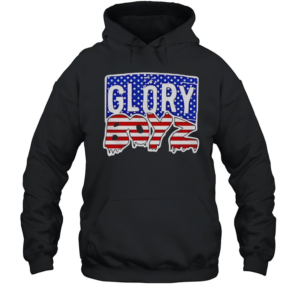 Glory Boyz USA Flag Shirt Unisex Hoodie