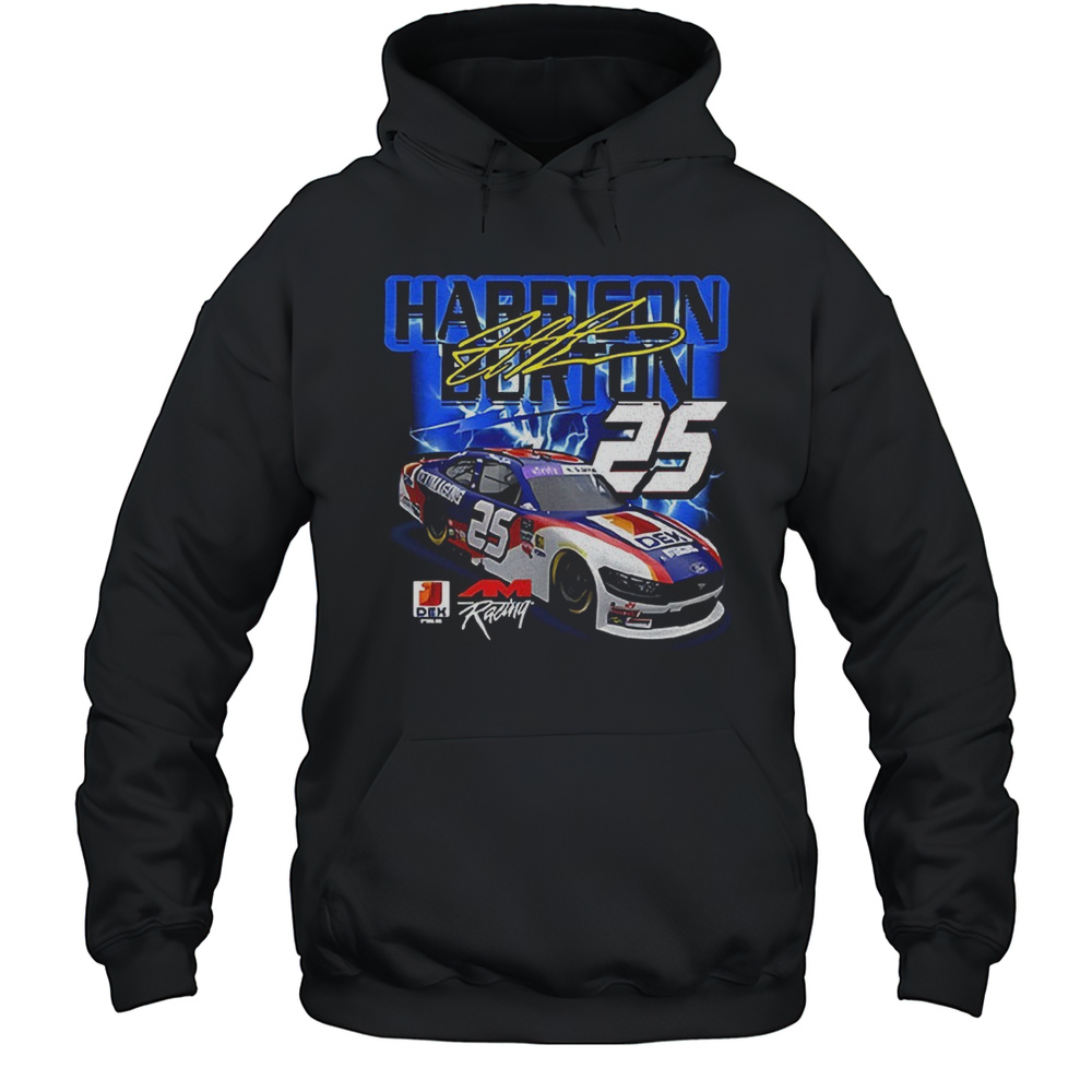 Harrison Burton 25 AM Racing NASCAR Shirt Unisex Hoodie