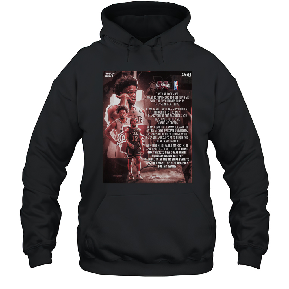 Mississippi State Bulldogs NBA First And Foremost Shirt Unisex Hoodie