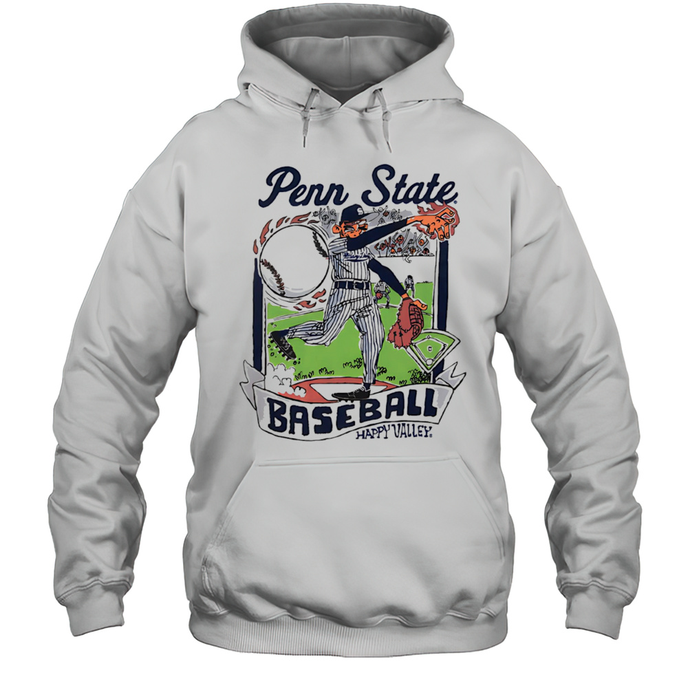 Penn State Wonky Baseball Shirt Unisex Hoodie