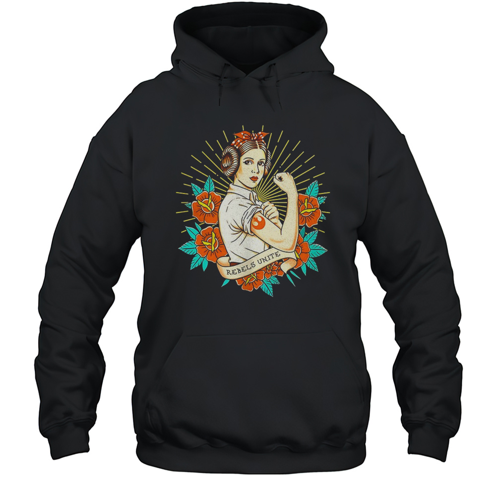 Princess Leia Rebels Unite Shirt Unisex Hoodie
